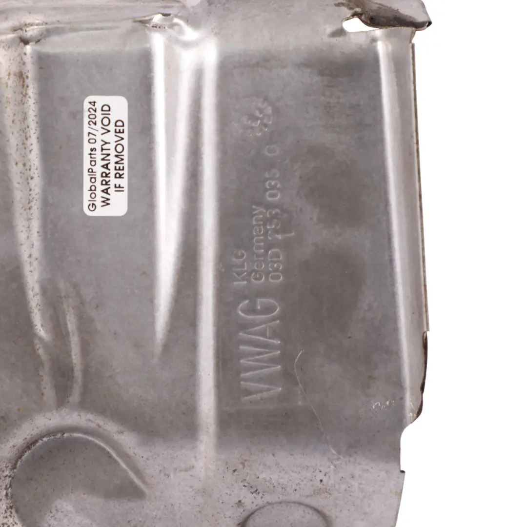 VW Volkswagen Polo 6R Vor-Kat Abgaskrümmer Hitzeschild - SKU 03D253035G - Teilenummer 03D253035G