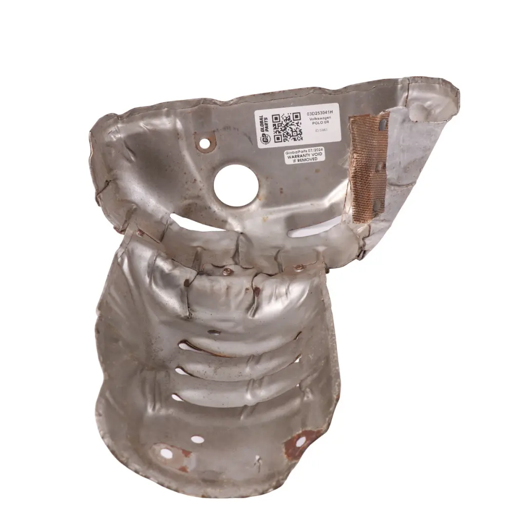 Volkswagen VW Polo 6R Collettore di scarico Scudo termico Benzina - SKU 03D253041H - Numero di parte 03D253041H