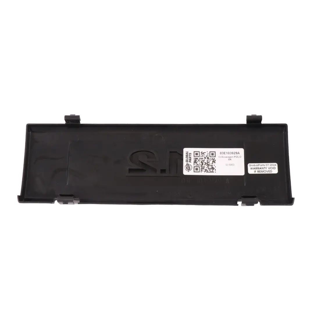 VW Volkswagen Polo 6R 1.2 CGPB Gasolina Tapa Motor Panel - SKU 03E103929A - Número de pieza 03E103929A