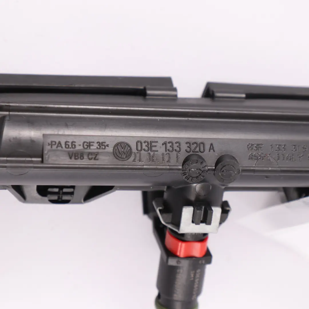 VW Volkswagen Polo 6R 1.2 CGPB Gasolina Inyector Rail Pipe - SKU 03E133320A - Número de pieza 03E133320A