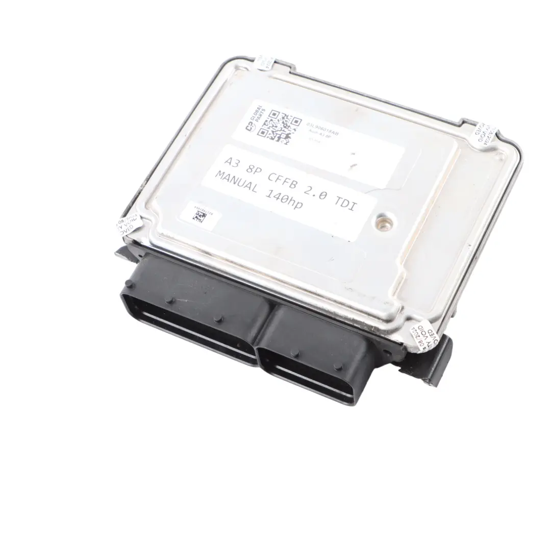 Audi A3 8P CFFB 2.0 TDI 140HP Diesel Motorsteuergerät ECU Manuell - SKU 03L906018AB - Teilenummer 03L906018AB