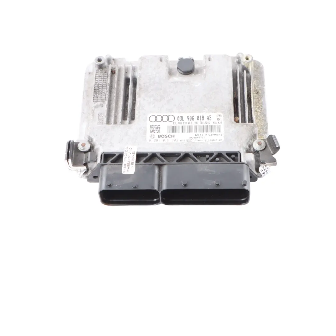 CFFB 2.0 TDI 140HP Diesel Engine Control Unit ECU Manual to Audi A3 8P with Part number 03L906018AB Audi A3 8P CFFB 2.0 TDI 140HP Diesel Engine Control Unit ECU Manual - SKU 03L906018AB - Part number 03L906018AB