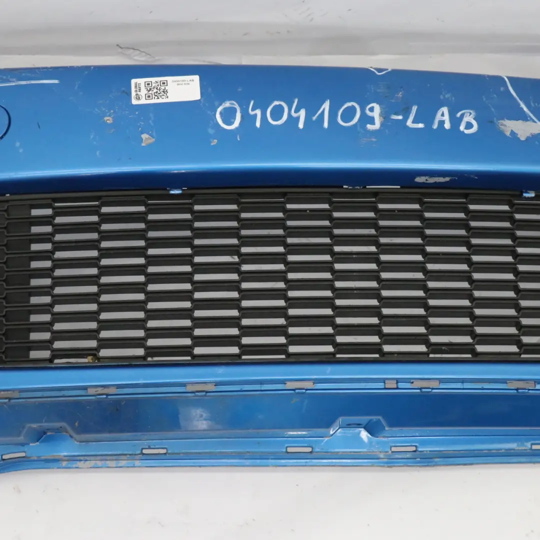 Panneau complet de pare-chocs avant Bleu Laser - A59 pour Mini Cooper R55 R56 JCW à propos du numéro de pièce 0404109 Mini Cooper R55 R56 JCW Panneau complet de pare-chocs avant Bleu Laser - A59 - SKU 0404109-LAB - Numéro de pièce 0404109
