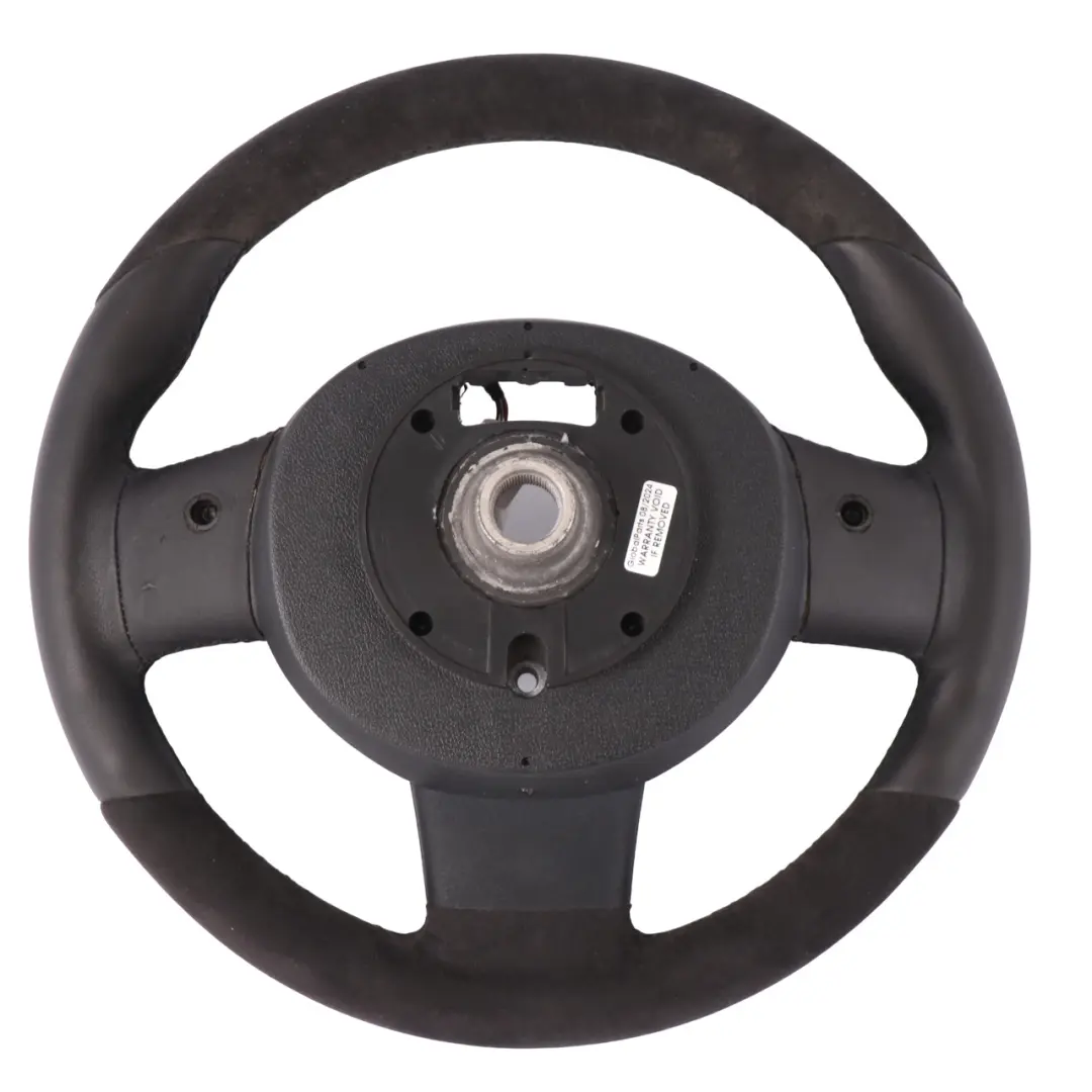 Alcantara / Black Leather Sport Multifunction Steering Wheel to Mini Cooper R56 JCW with Part number 0416251 Mini Cooper R56 JCW Alcantara / Black Leather Sport Multifunction Steering Wheel - SKU 0416251 - Part number 0416251
