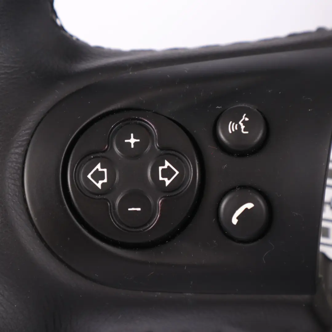 Mini Cooper R55 R56 R57 R58 R60 JCW Volant Multifonctions Alcantara / Cuir Noir - SKU 0416251 - Numéro de pièce 0416251