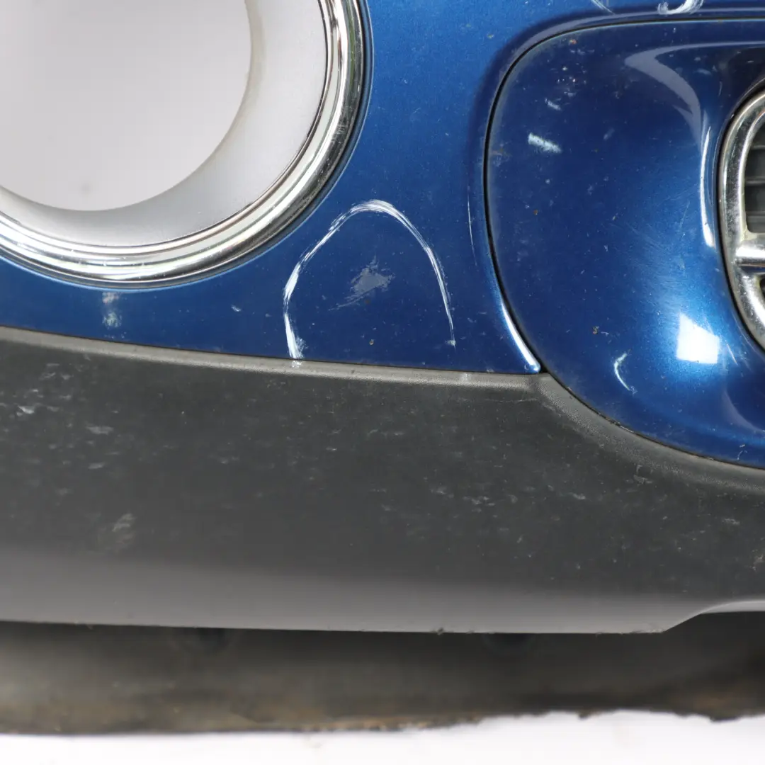 Mini R56 Front Bumper Complete Trim Panel R55 Lightning Blue Metallic - A63 - SKU 0430221-LB1 - Part number 0430221