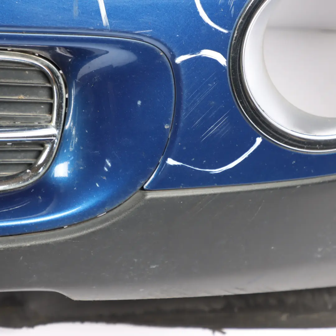 Front Bumper Complete Trim Panel R55 Lightning Blue Metallic - A63 to Mini R56 with Part number 0430221 Mini R56 Front Bumper Complete Trim Panel R55 Lightning Blue Metallic - A63 - SKU 0430221-LB1 - Part number 0430221