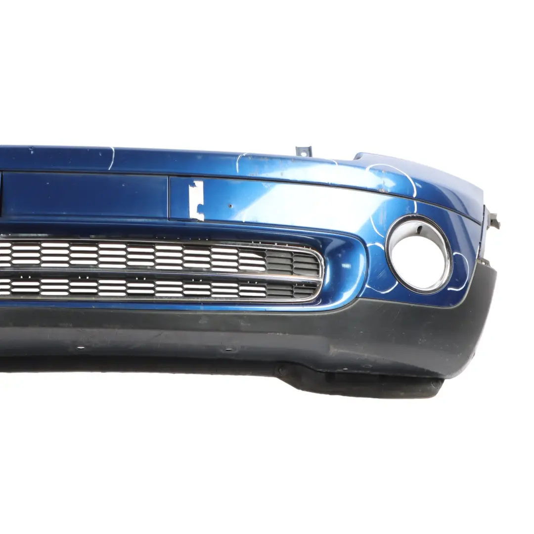 Front Bumper Complete Trim Panel R55 Lightning Blue Metallic - A63 to Mini R56 with Part number 0430221 Mini R56 Front Bumper Complete Trim Panel R55 Lightning Blue Metallic - A63 - SKU 0430221-LB1 - Part number 0430221
