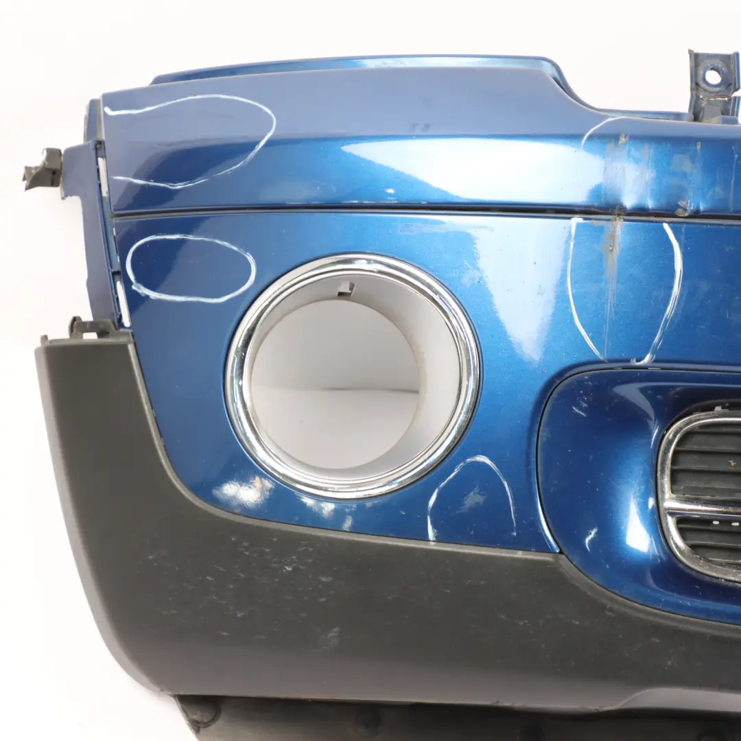 Mini R56 Front Bumper Complete Trim Panel R55 Lightning Blue Metallic - A63 - SKU 0430221-LB1 - Part number 0430221