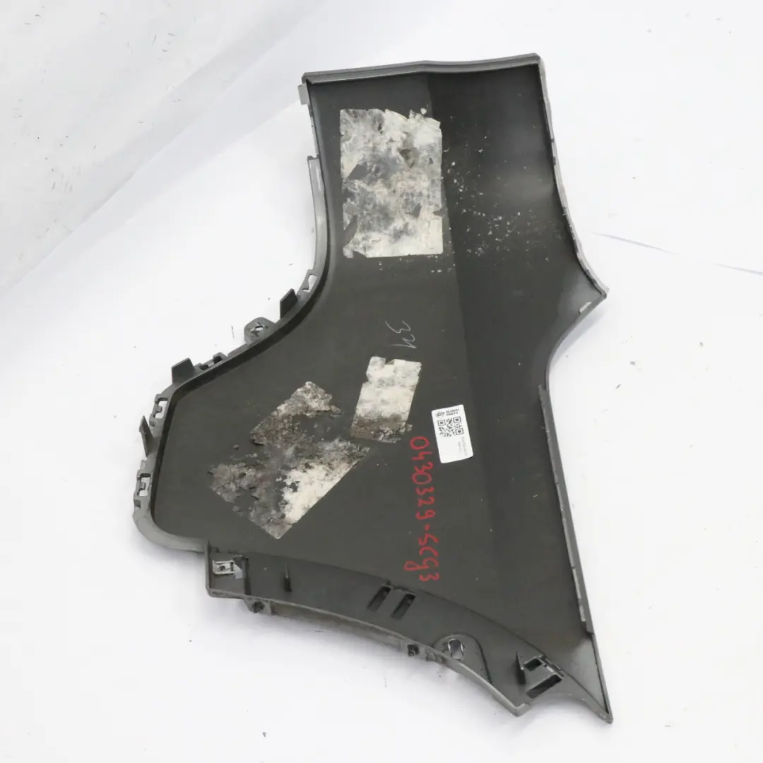 BMW X5 E70 Bumper Corner Rear Left N/S Trim Cover Side Spacegrau Grey - A52 - SKU 0430329-SCG3 - Part number 0430329