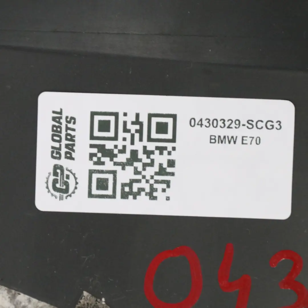 BMW X5 E70 Bumper Corner Rear Left N/S Trim Cover Side Spacegrau Grey - A52 - SKU 0430329-SCG3 - Part number 0430329