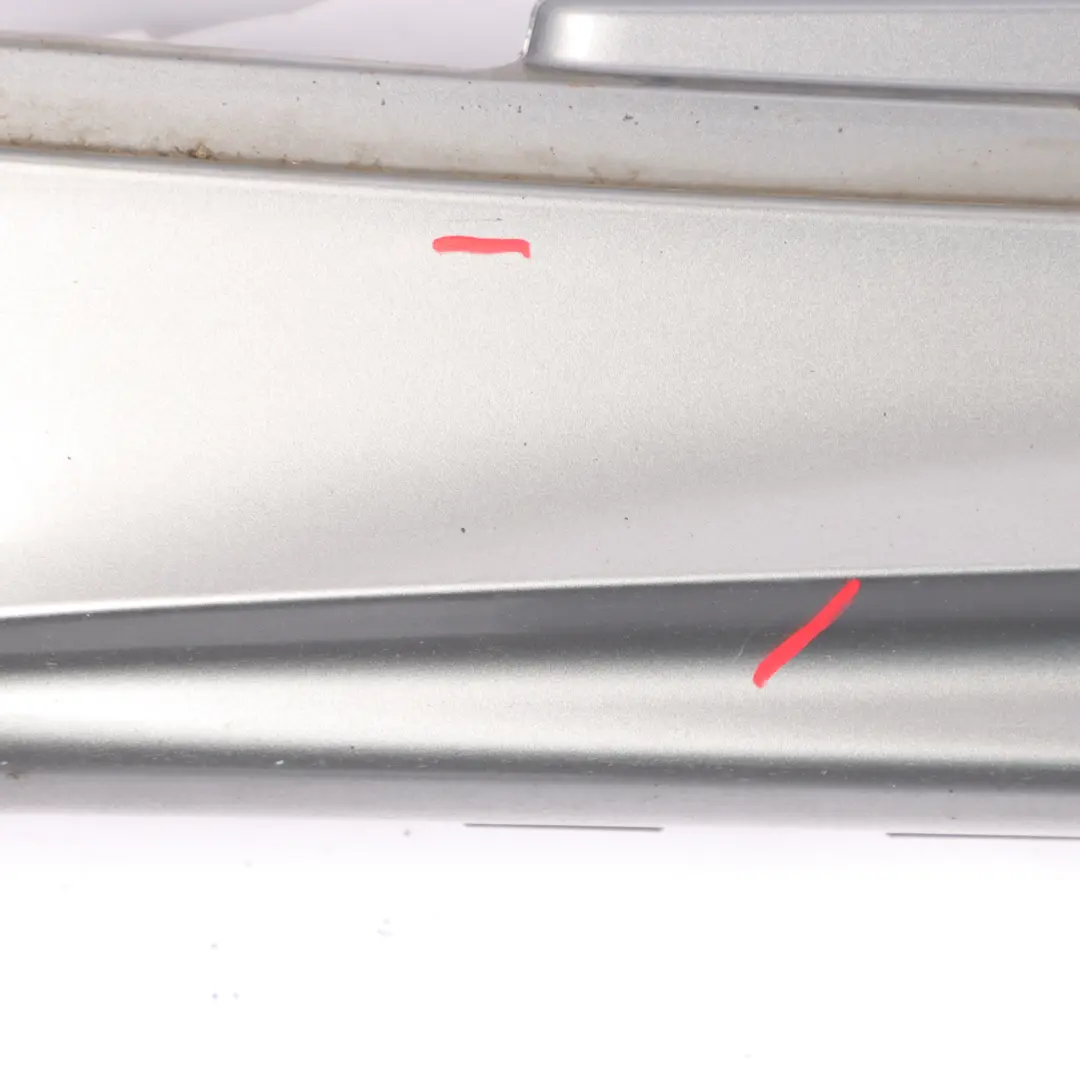 BMW E81 E82 Side Skirt Aero Sill Strip Left Right Set Spacegrau Grey - A52 - SKU 0445641-SCG - Part number 0445641