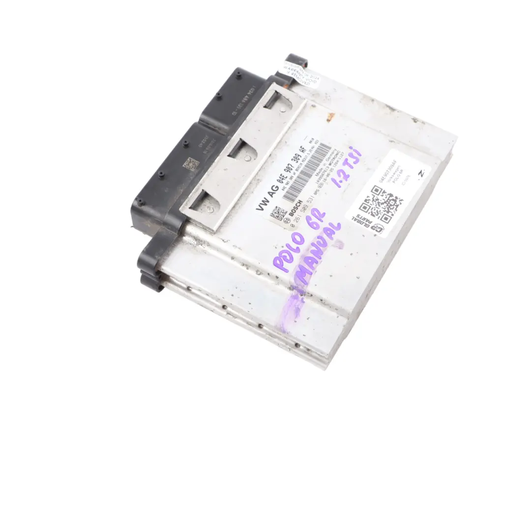 Volkswagen Polo 5 6R 1.2 TSI CJZC 90HP ECU Engine Control - SKU 04E907309AF - Part number 04E907309AF