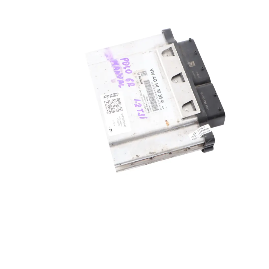 Volkswagen Polo 5 6R 1.2 TSI CJZC 90HP ECU Control Motor - SKU 04E907309AF - Número de pieza 04E907309AF