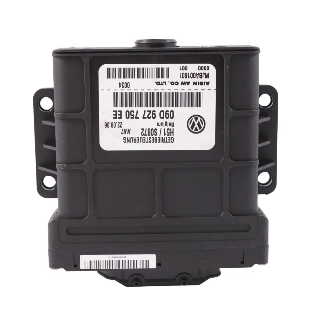 7L Automatic Gearbox Module Control Unit ECU to VW Volkswagen Touareg with Part number 09D927750EE VW Volkswagen Touareg 7L Automatic Gearbox Module Control Unit ECU - SKU 09D927750EE - Part number 09D927750EE