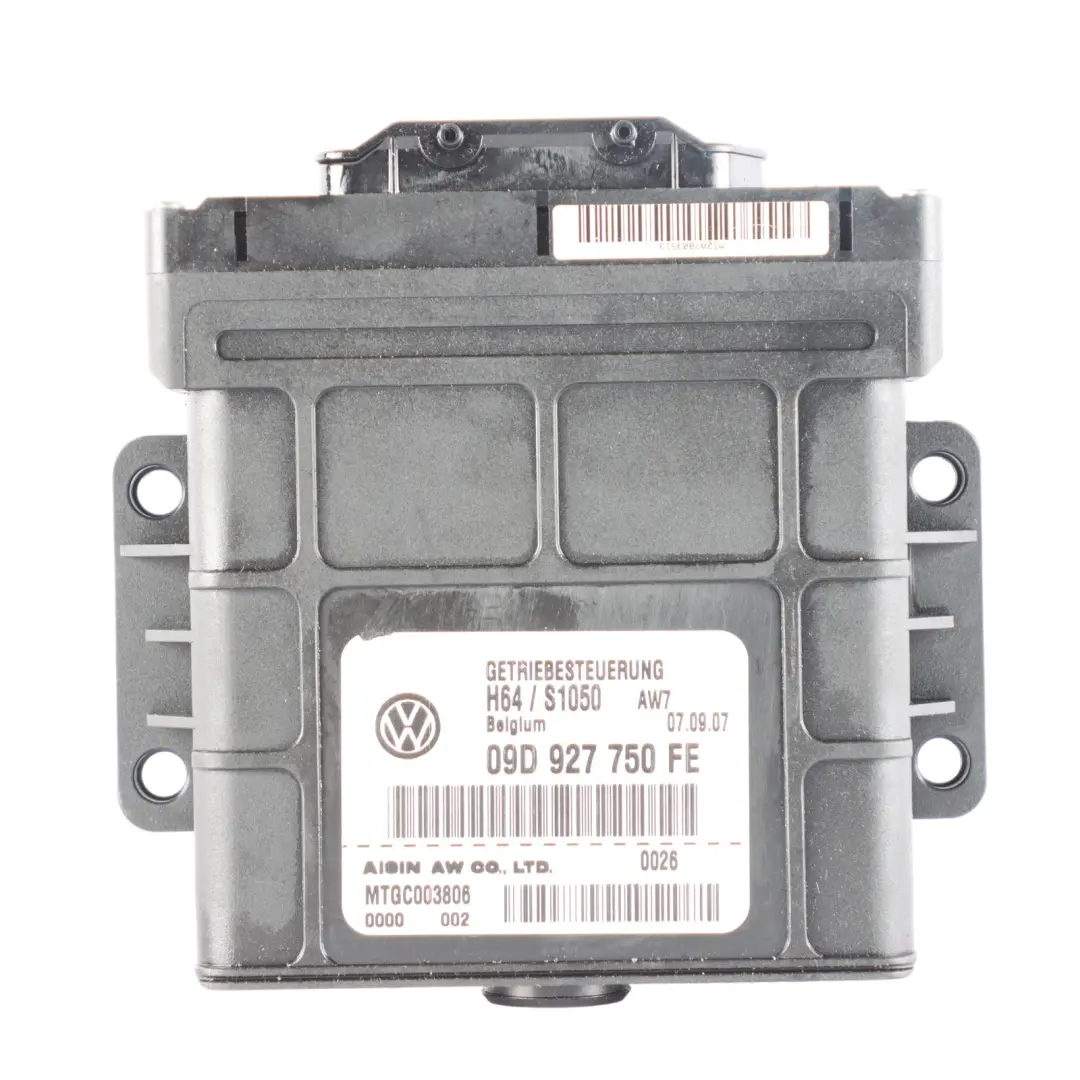 Gearbox Transmission Control Module to Audi Q7 4L 4.2 TDI Automatic with Part number 09D927750FE Audi Q7 4L 4.2 TDI Automatic Gearbox Transmission Control Module - SKU 09D927750FE - Part number 09D927750FE