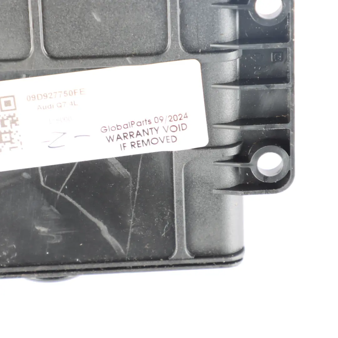 Audi Q7 4L 4.2 TDI Automatic Gearbox Transmission Control Module - SKU 09D927750FE - Part number 09D927750FE