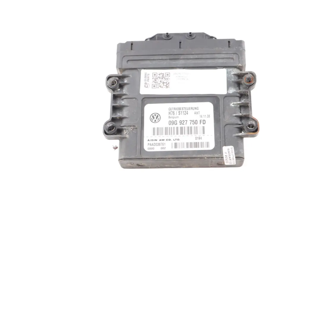 VW Volkswagen Tiguan 5N Automatic Gearbox Module Control Unit ECU - SKU 09G927750FD - Part number 09G927750FD