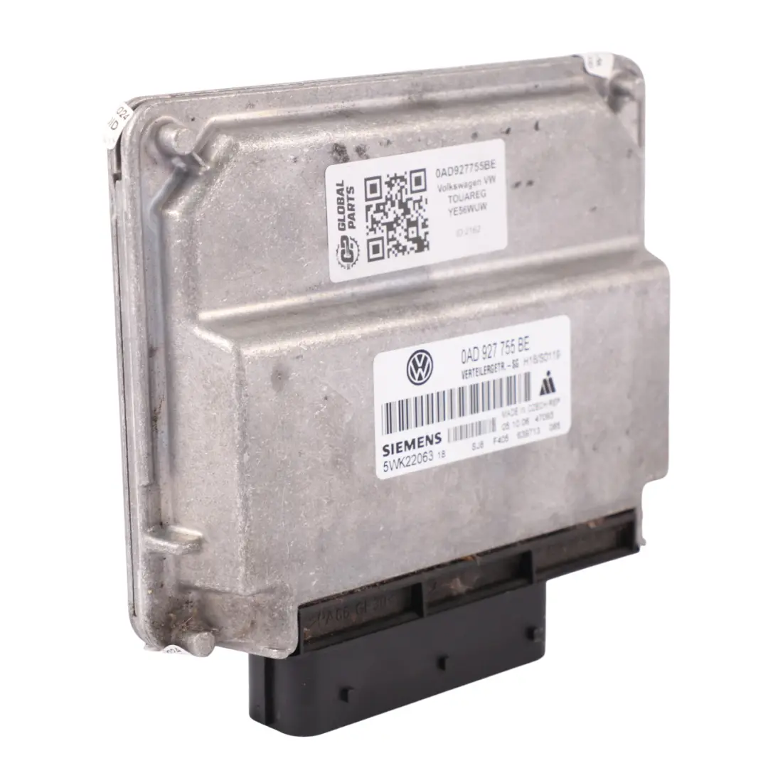7L Transfer Box Control Unit Module ECU to VW Volkswagen Touareg with Part number 0AD927755BE VW Volkswagen Touareg 7L Transfer Box Control Unit Module ECU - SKU 0AD927755BE - Part number 0AD927755BE