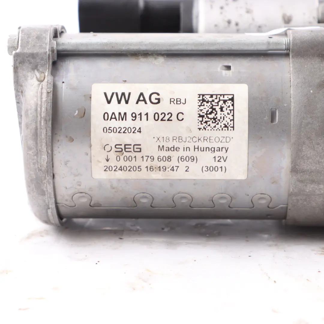 Volkswagen Golf Mk8 Motor Anlasser Baugruppe Einheit - SKU 0AM911022C - Teilenummer 0AM911022C