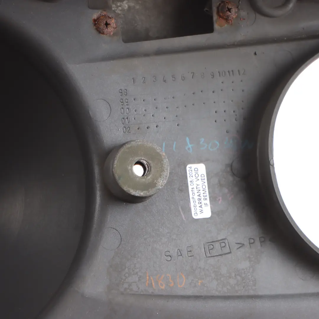 Burgman 400 Engine Cover Clutch Transmission Trim Panel to Suzuki with Part number 1137015F01000 Suzuki Burgman 400 Engine Cover Clutch Transmission Trim Panel - SKU 1137015F01000 - Part number 1137015F01000