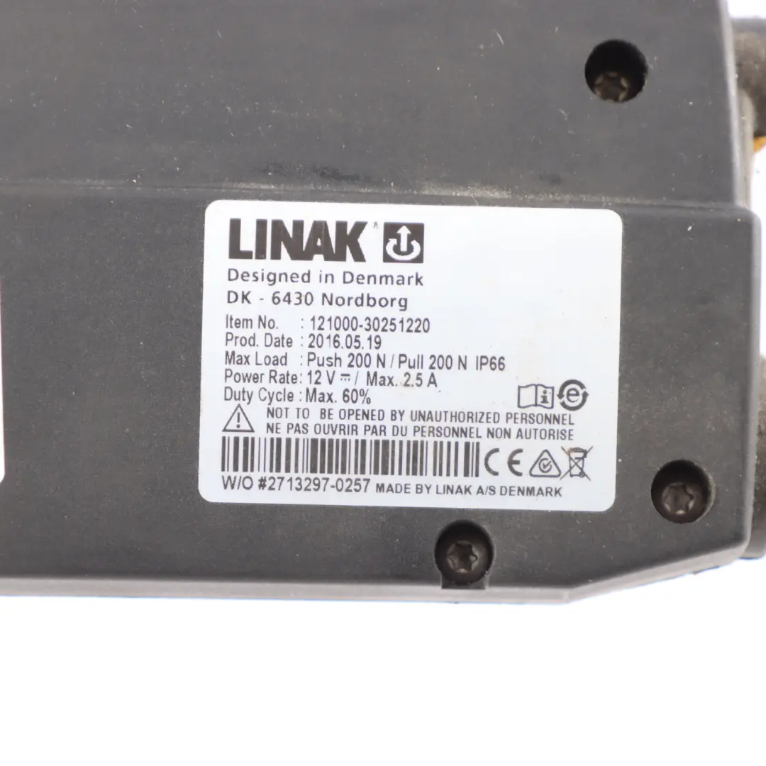 Linak Wheelchair Ramp Control Box Module Boot Trunk Actuator to with Part number 121000-30251220 Linak Wheelchair Ramp Control Box Module Boot Trunk Actuator - SKU 121000-30251220 - Part number 121000-30251220