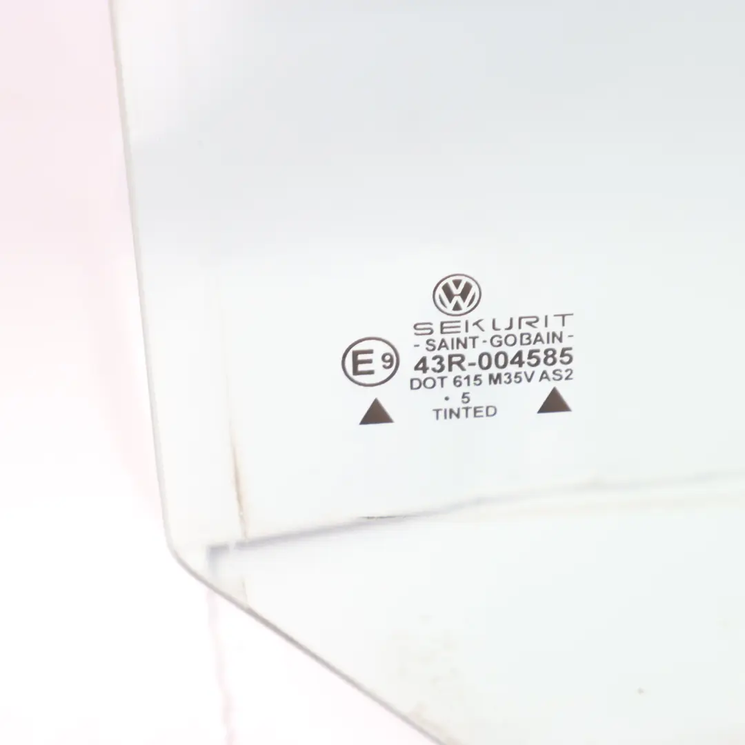 Volkswagen New Beetle Door Window Glass Front Right O/S AS2 Green - SKU 1C0845202D - Part number 1C0845202D