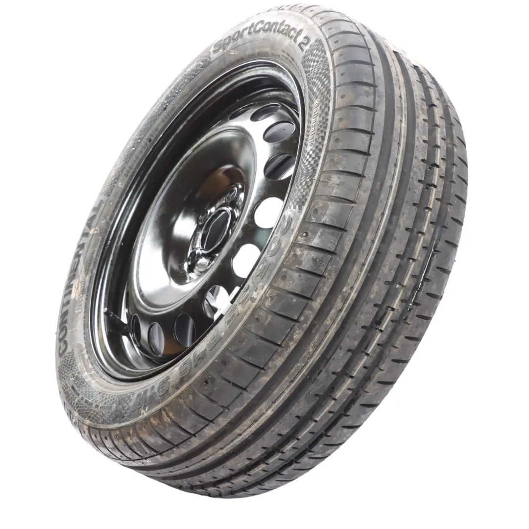 VW New Beetle Spare Wheel Steel R16 Tyre Continental 6,5J 205/55 - SKU 1J0601027R - Part number 1J0601027R