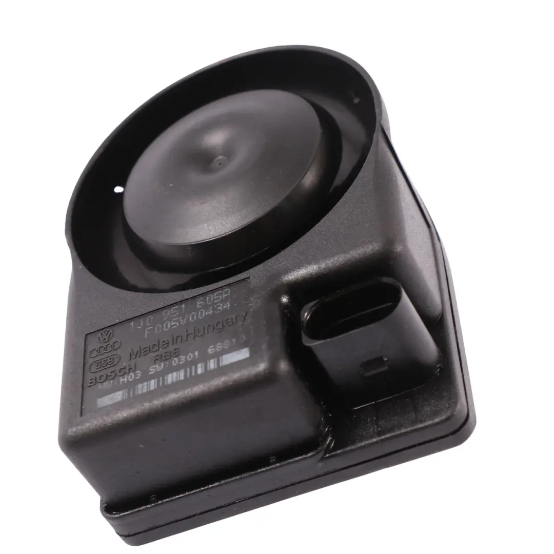 Alarm System Siren Anti-Theft Signal to Volkswagen Touareg with Part number 1J0951605A Volkswagen Touareg Alarm System Siren Anti-Theft Signal - SKU 1J0951605A - Part number 1J0951605A