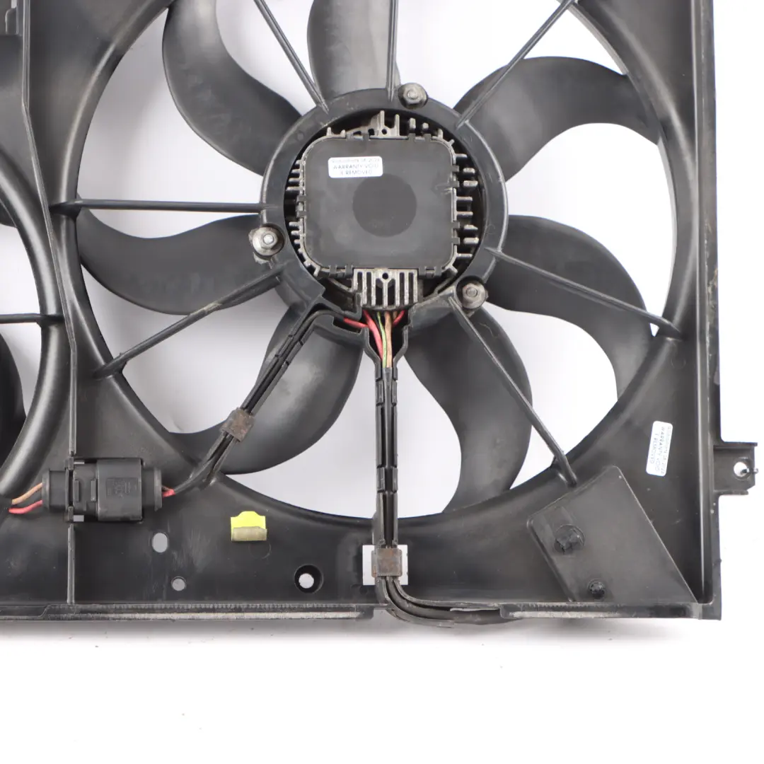 Skoda Octavia II Radiator Fan Cooling Coolant Fan Unit Shroud Motor - SKU 1K0121205AD - Part number 1K0121205AD