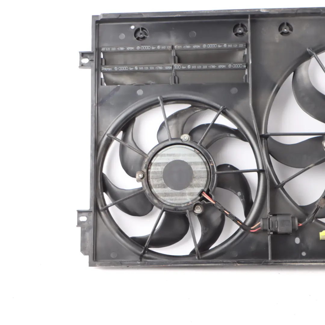 Radiator Fan Cooling Coolant Fan Unit Shroud Motor to Skoda Octavia II with Part number 1K0121205AD Skoda Octavia II Radiator Fan Cooling Coolant Fan Unit Shroud Motor - SKU 1K0121205AD - Part number 1K0121205AD