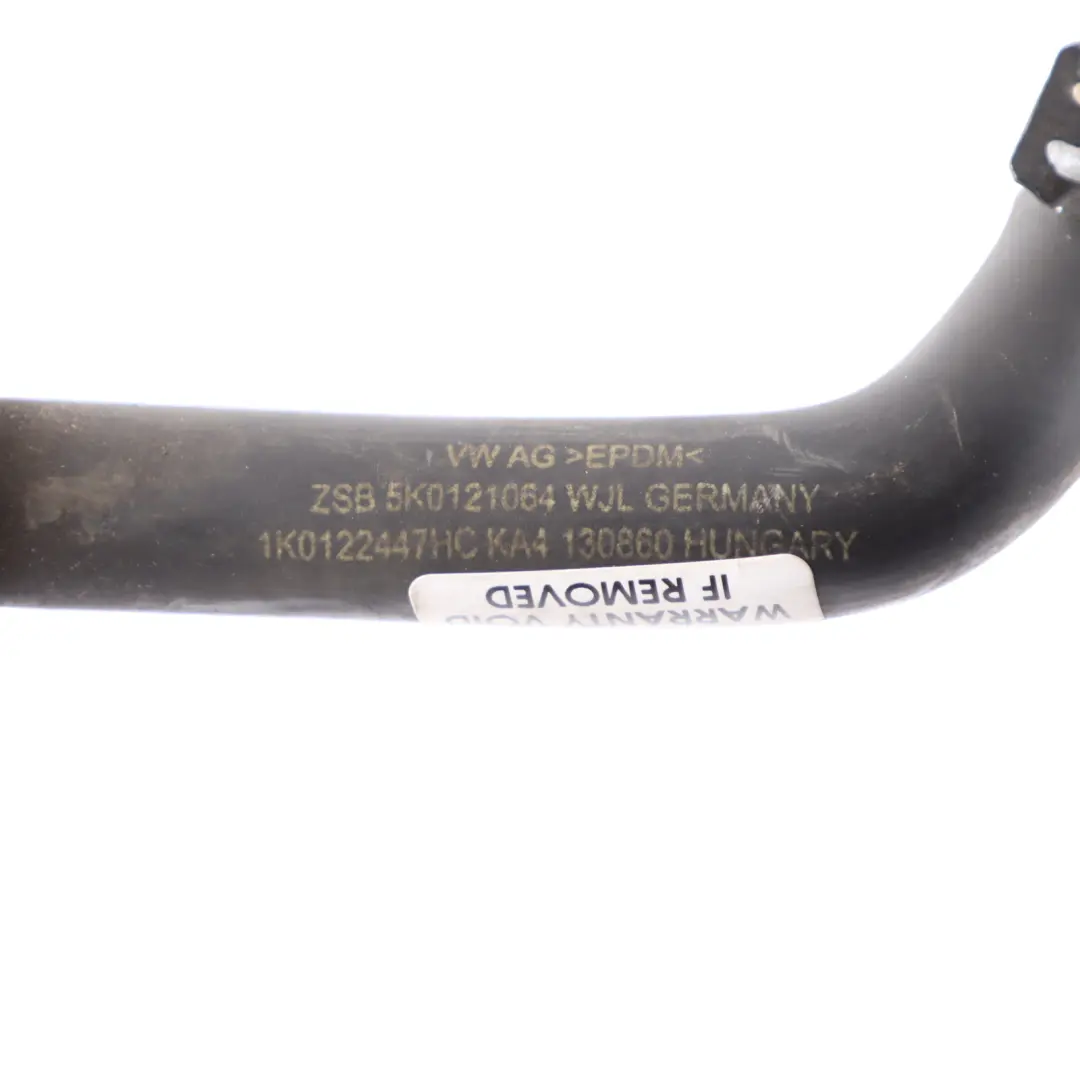 Water Hose Radiator Coolant Pipe Line to Volkswagen Audi Seat Skoda with Part number 1K0122447HC Volkswagen Audi Seat Skoda Water Hose Radiator Coolant Pipe Line - SKU 1K0122447HC - Part number 1K0122447HC