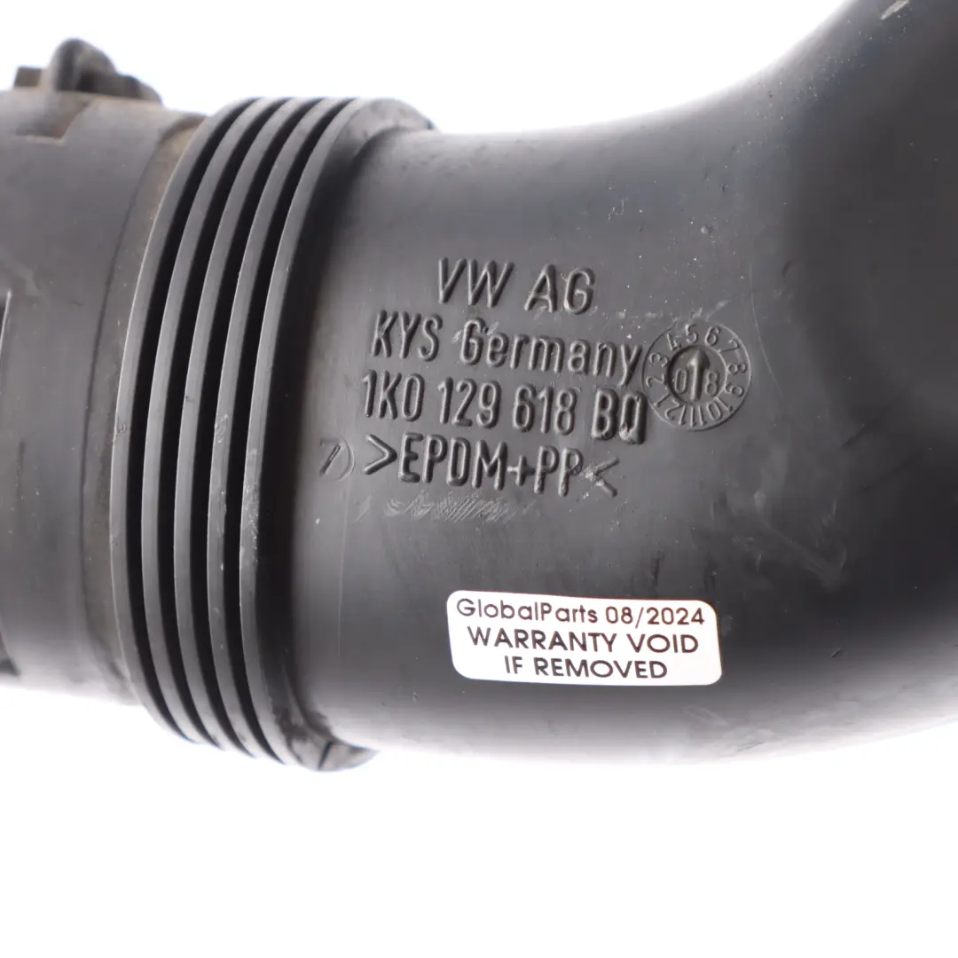 Skoda Octavia II Przewód Rura Dolotu Powietrza - SKU 1K0129618BQ - Numer Części 1K0129618BQ