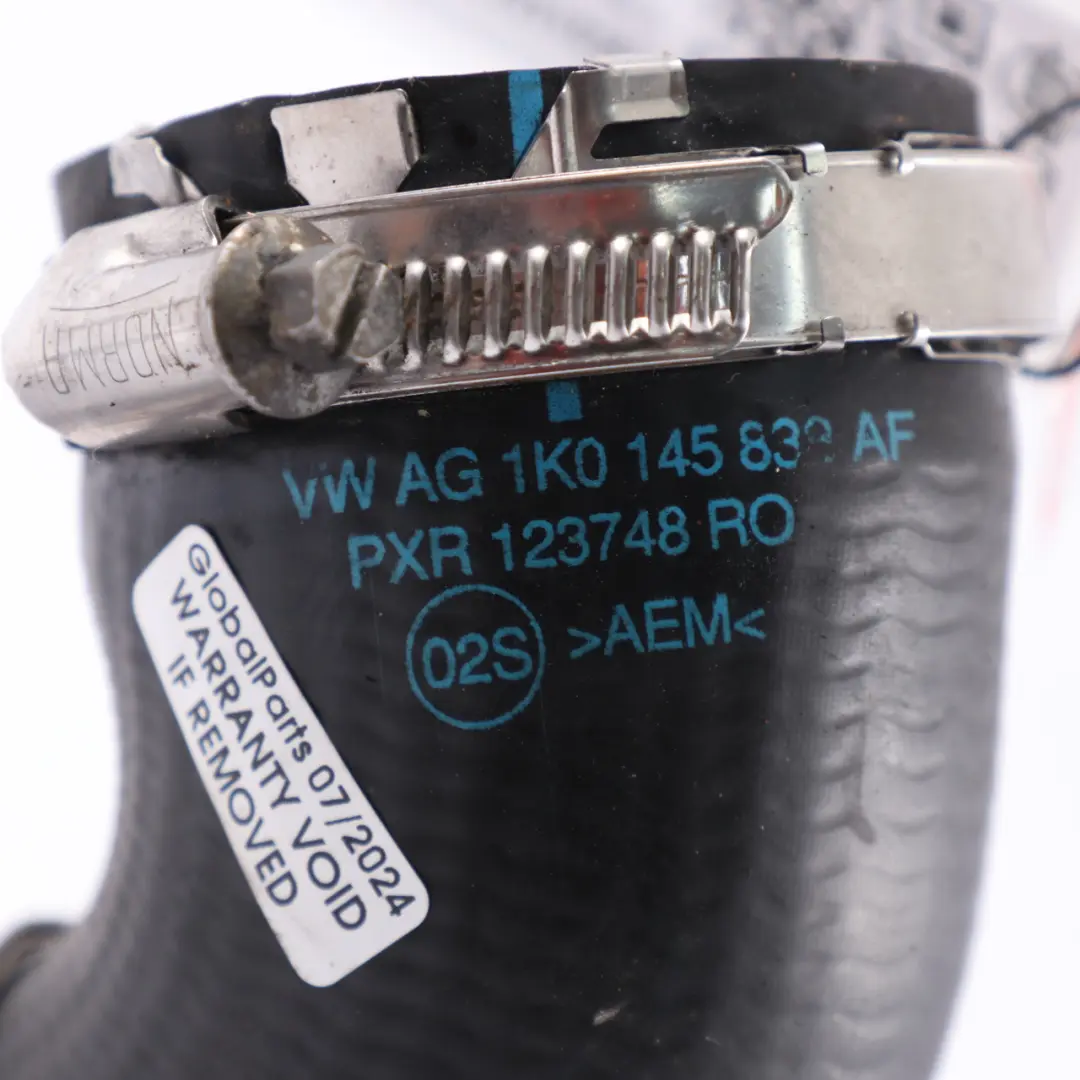 Mk6 Caddy 1.6 TDI CAY Intercooler Air Charge Pipe to Volkswagen Golf with Part number 1K0145838AF Volkswagen Golf Mk6 Caddy 1.6 TDI CAY Intercooler Air Charge Pipe - SKU 1K0145838AF - Part number 1K0145838AF