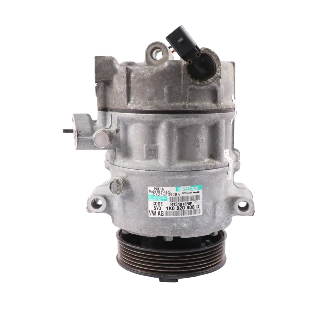 MK6 Sprężarka Klimatyzacji Pompa do Volkswagen Golf o numerze 1K0820808D Volkswagen Golf MK6 Sprężarka Klimatyzacji Pompa - SKU 1K0820808D - Numer Części 1K0820808D