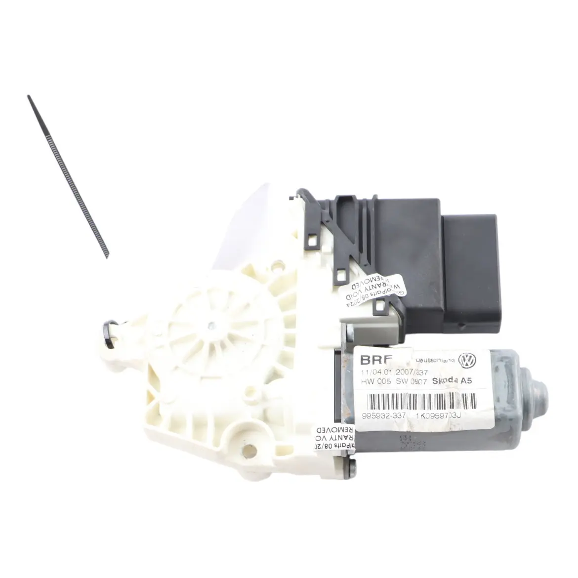 Skoda Octavia II Motore regolatore alzacristalli posteriore sinistro 1K0959703J