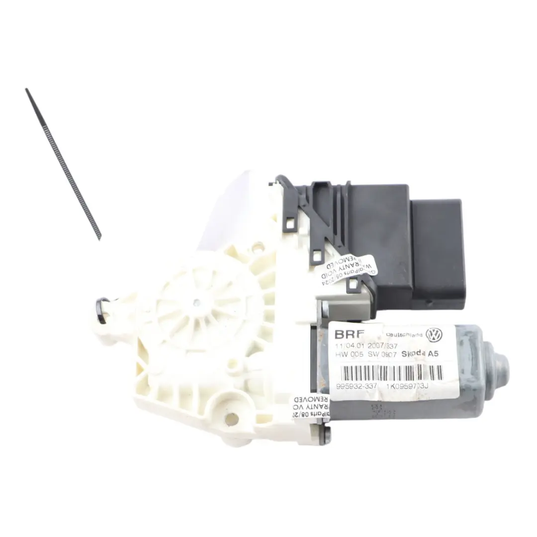 Motore regolatore alzacristalli posteriore sinistro per Skoda Octavia II con numero di parte 1K0959703J Skoda Octavia II Motore regolatore alzacristalli posteriore sinistro - SKU 1K0959703J - Numero di parte 1K0959703J