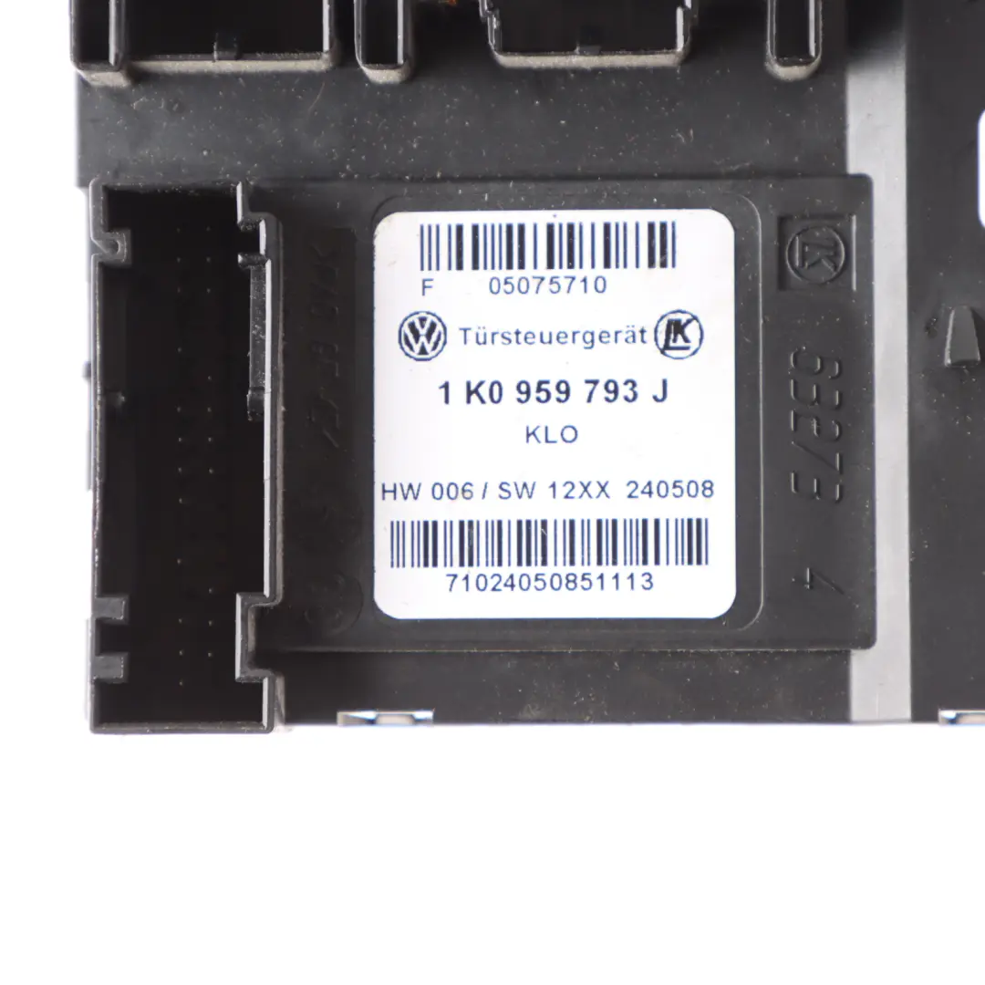 Skoda Octavia II Window Lifter Module Control Unit Front Right O/S - SKU 1K0959793J - Part number 1K0959793J
