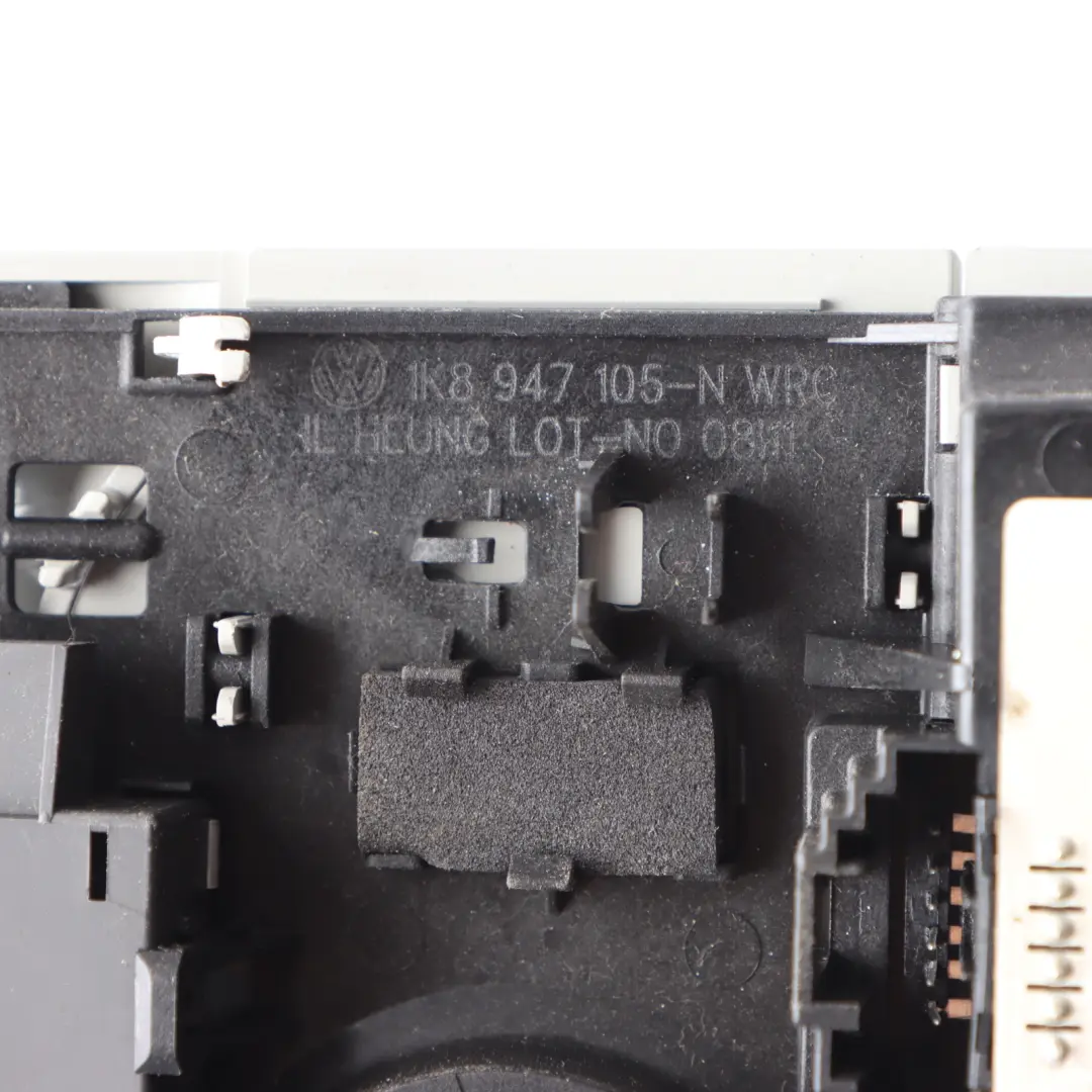 Roof Light Interior Reading Lamp Switch to VW Volkswagen Tiguan 5N with Part number 1K8947106C VW Volkswagen Tiguan 5N Roof Light Interior Reading Lamp Switch - SKU 1K8947106C - Part number 1K8947106C