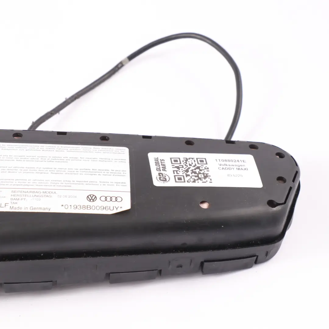 Volkswagen Touran 1T Seat Air Module Unit Front Left N/S - SKU 1T0880241E - Part number 1T0880241E