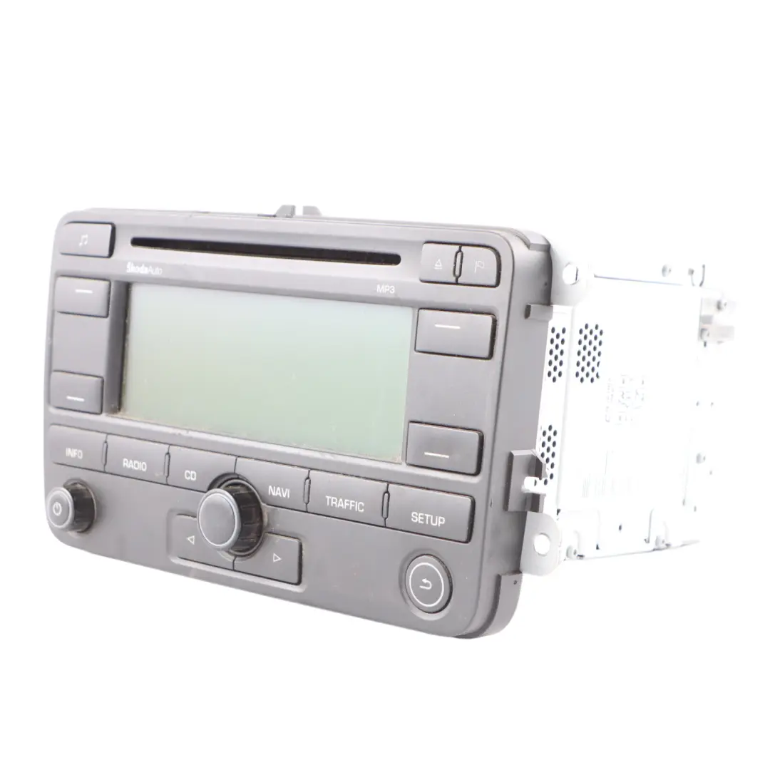Sat Radio Navi DVD CD MP3 Player Panel Head Unit to Skoda Octavia II with Part number 1Z0035191A Skoda Octavia II Sat Radio Navi DVD CD MP3 Player Panel Head Unit - SKU 1Z0035191A - Part number 1Z0035191A