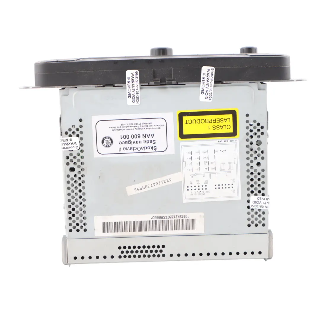 Sat Radio Navi DVD CD MP3 Player Panel Head Unit to Skoda Octavia II with Part number 1Z0035191A Skoda Octavia II Sat Radio Navi DVD CD MP3 Player Panel Head Unit - SKU 1Z0035191A - Part number 1Z0035191A