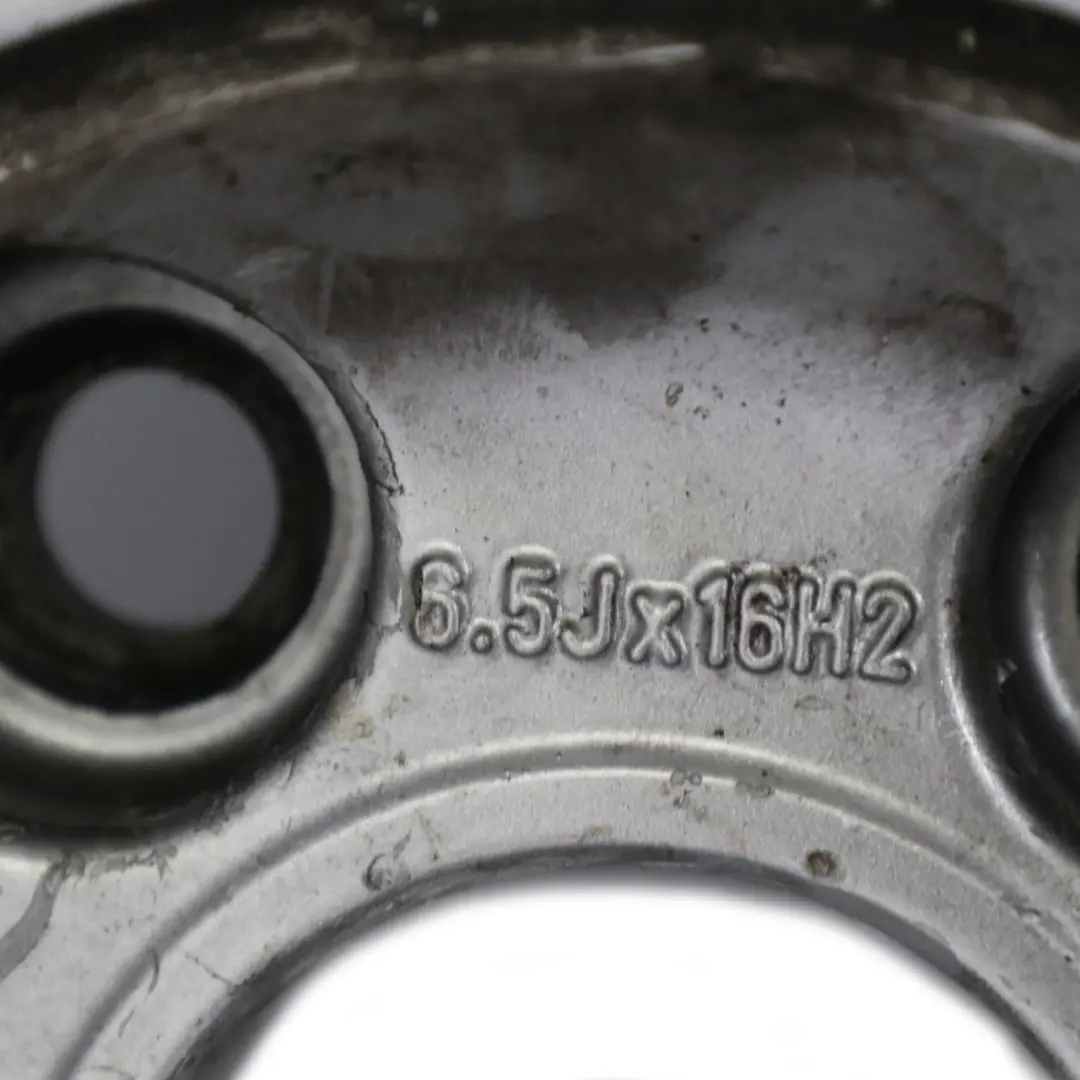 Skoda Octavia II Silver Alloy Wheel Rim 6,5J 16" ET:50 1Z0601025B - SKU 1Z0601025B-1 - Part number 1Z0601025B-1