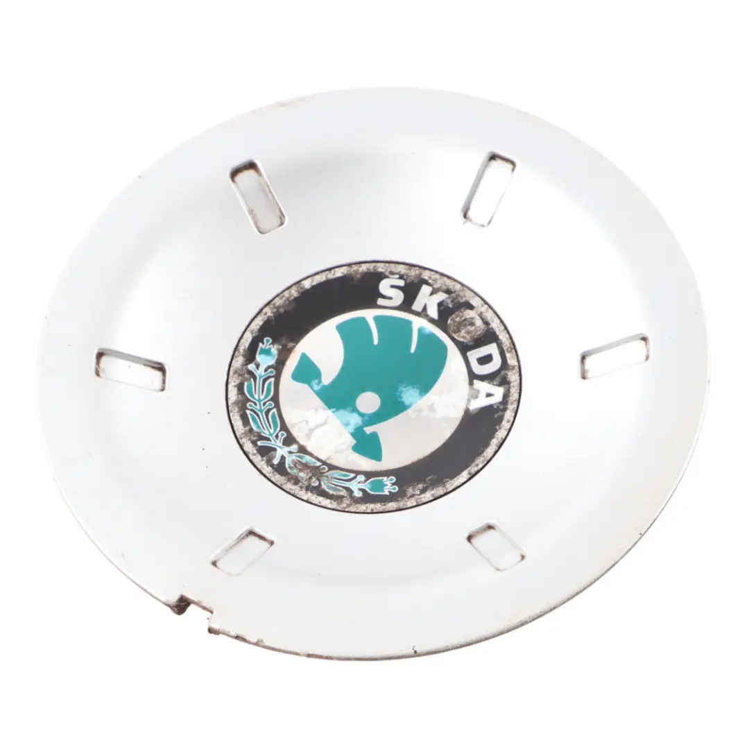 Skoda Octavia II Enjoliveur de roue centrale Argent - SKU 1Z0601149 - Numéro de pièce 1Z0601149