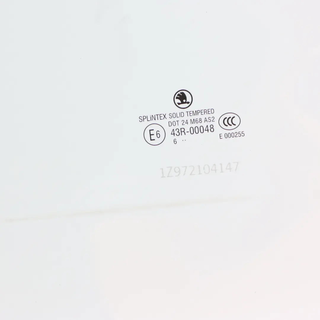 Skoda Octavia II Finestrino Anteriore Vetro Porta Verde Sinistro AS2 - SKU 1Z0845201A - Numero di parte 1Z0845201A