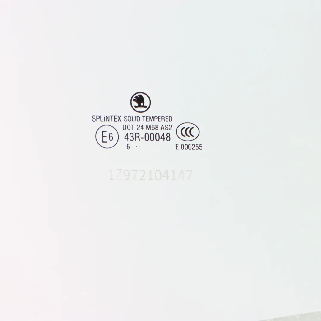 Door Window Glass Front Right O/S Door Green AS2 to Skoda Octavia II with Part number 1Z0845202A Skoda Octavia II Door Window Glass Front Right O/S Door Green AS2 - SKU 1Z0845202A - Part number 1Z0845202A