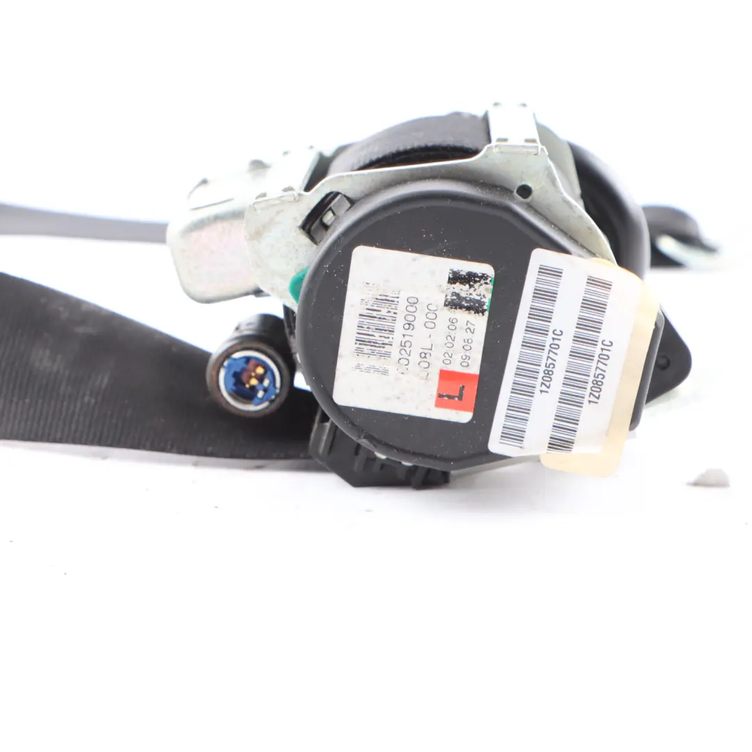 Sicherheitsgurt Vorne Links Schwarz für Skoda Octavia II mit Teilenummer 1Z0857701C Skoda Octavia II Sicherheitsgurt Vorne Links Schwarz - SKU 1Z0857701C - Teilenummer 1Z0857701C