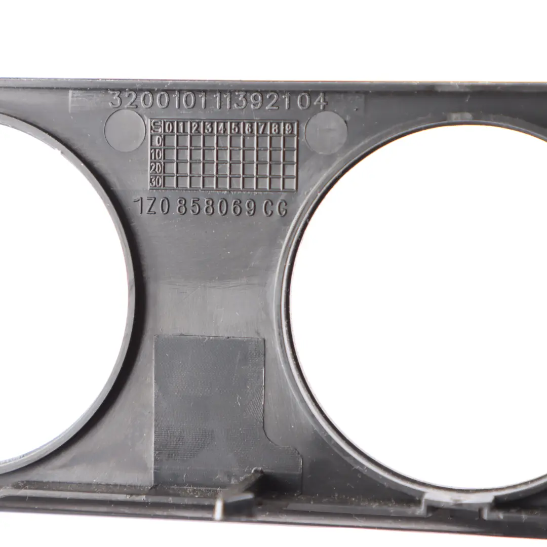 Centre Cover Dashboard Frame Trim Panel Black to Skoda Octavia II with Part number 1Z0858069CG Skoda Octavia II Centre Cover Dashboard Frame Trim Panel Black - SKU 1Z0858069CG - Part number 1Z0858069CG