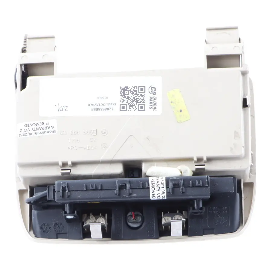 Interior Trim Panel Sunglasses Holder Ivory to Skoda Octavia II with Part number 1Z0868565E Skoda Octavia II Interior Trim Panel Sunglasses Holder Ivory - SKU 1Z0868565E - Part number 1Z0868565E