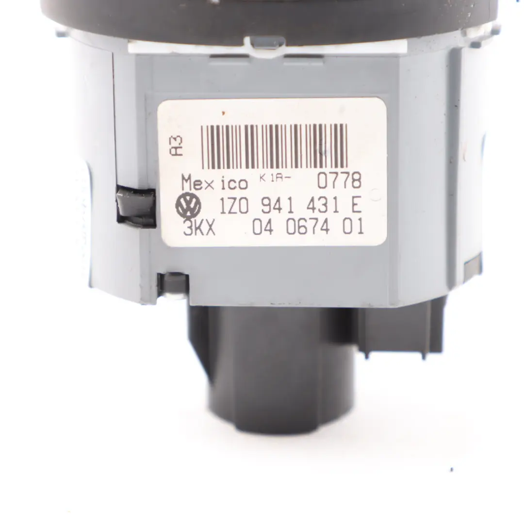 Skoda Octavia II Headlight Switch Unit Light Control Panel - SKU 1Z0941431E - Part number 1Z0941431E